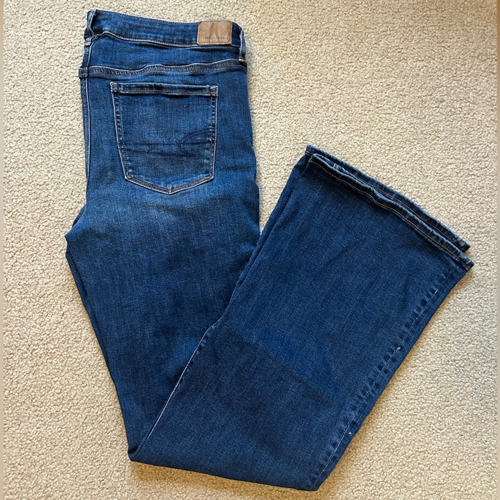 AE Low Rise Flare Jeans